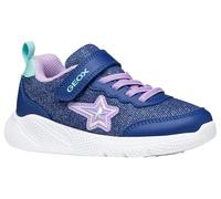 Geox J Sprintye Girl A, Zapatillas de Deporte, Lila Azul, 33 EU