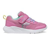 Geox J SPRINTYE Girl B Sneaker, Pink/Watersea, 32 EU