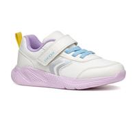 Geox J SPRINTYE Girl B, Zapatillas, White/Lilac, 35 EU
