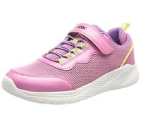 Geox J SPRINTYE GIRL, Sneakers para Niñas, FUCHSIA/LIME, 37 EU