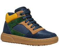 Geox J Theleven Boy, Zapatillas, Azul Marino Verde, 26 EU