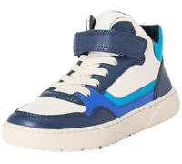 Geox J THELEVEN Boy Zapatillas Deportivas LT Ivory/LT Blue, Talla 34 EU, Lt Ivory Lt Blue, 34 EU