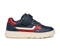 Geox J THELEVEN - Zapatillas Deportivas para niño, Color Azul Marino/Rojo, Talla 34 EU, Azul Marino, 34 EU