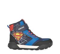 Geox J TREKKYUP Boy B ABX Ankle Boot, azul marino/rojo, talla 32 EU, azul marino, 32 EU