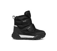 Geox J Trekkyup Boy B Abx, Botas de Nieve Niños, Negro White 01, 34 EU