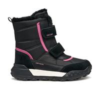 Geox J TREKKYUP Girl B AB Ankle Boot, Black/Fuchsia, 34 EU, Color negro y fucsia., 34 EU