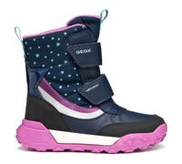 Geox J Trekkyup Girl B AB, Bota de Tobillo, Azul Marino Púr, 24 EU