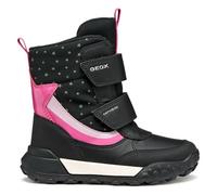 Geox J Trekkyup Girl B AB, Bota de Tobillo, Color Negro y Fucsia, 26 EU