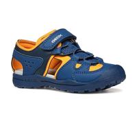 Geox - J VANIETT Boy A, Sandalia Niños, Navy/Orange,