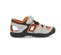Geox J Vaniett Boy A Sandalia para niños, gris y naranja., 31 EU