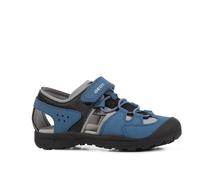 Geox J Vaniett Boy A Sandalia para niños, Lt Blue Black, 24 EU