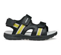 Geox J Vaniett Boy B Sandalia, negro/amarillo, talla 26 EU