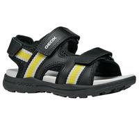 Geox J Vaniett Boy B Sandalia, negro/amarillo, talla 39 EU