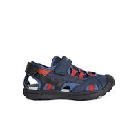 Geox J Vaniett Boy C, Sandalias para Niño, Multicolor (Navy/Dk Blue), 25 EU