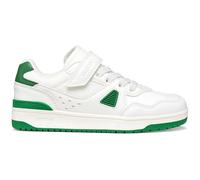 Geox J Washiba Boy A - Zapatillas Deportivas, Color Blanco/Verde, Talla 27 EU