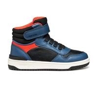 Geox J Washiba Boy, Zapatillas, Azul/Negro, 36 EU