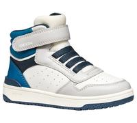 Geox J Washiba Boy, Zapatillas, Color Blanco y Gris, 27 EU