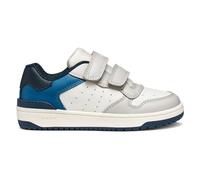 Geox J Washiba Boy - Zapatillas Deportivas, Color Blanco/Gris (32 EU), Color Blanco y Gris., 32 EU