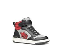 Geox J Washiba Boy, Zapatillas, Gris/Negro, 29 EU