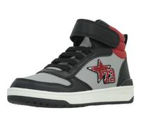 Geox J Washiba Boy, Zapatillas, Gris/Negro, 37 EU