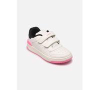 Geox J WASHIBA Girl B, Zapatillas, White/Black, 33 EU