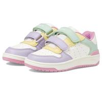 Geox J Washiba Girl B, Zapatillas, Blanco y Multicolor, 38 EU