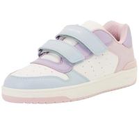 Geox J Washiba Girl B - Zapatillas Deportivas para Mujer, Color Cristal/LT Lila, Talla 28 EU