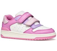 Geox J Washiba Girl B - Zapatillas Deportivas para Mujer, Color Rosa y Morado, Talla 30 EU