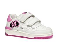 Geox J WASHIBA Girl B, Zapatillas, White/Fuchsia, 31 EU