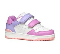 Geox J WASHIBA Girl B, Zapatillas, White/Cyclamen, 35 EU