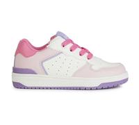 Geox J Washiba Girl D, Zapatillas, White Dk Pink, 38 EU