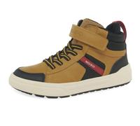 Geox J WEEMBLE BOY A, Zapatillas para Niños, DK YELLOW/BLACK, 31 EU