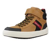 Geox J WEEMBLE BOY A, Zapatillas para Niños, DK YELLOW/BLACK, 34 EU