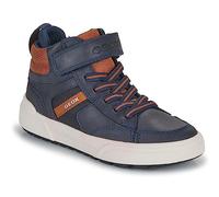 Geox J WEEMBLE BOY A, Zapatillas para Niños, NAVY/COGNAC, 32 EU