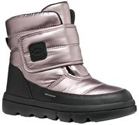 Geox J WILLABOOM Girl B A Ankle Boot, LT Lilac/Black, 35 EU, Lt Lilac Black, 35 EU