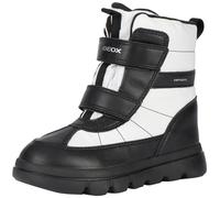 Geox J Willaboom Girl B A, Barco Ankle, Blanco y Negro, 33 EU