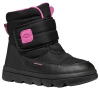Geox J WILLABOOM Girl B A, Bota de Nieve, Black/Fuchsia, 26 EU