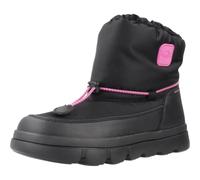 Geox J WILLABOOM Girl B A, Bota de Nieve, Black/Fuchsia, 36 EU