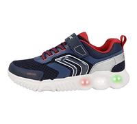 Geox J Wroom Boy B, Sneakers para Niño, Multicolor (Navy/Red), 29 EU