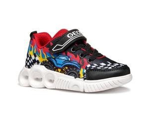 Geox - J WROOM Boy D, Zapatillas Niños, Black/Red,
