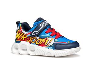 Geox - J WROOM Boy D, Zapatillas Niños, Royal/Red,