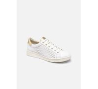 Geox D Jaysen B, Sneakers para Mujer, Multicolor (White/Gold), 39 EU