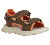 Geox Jóvenes J Airadyum BO Sandal, Brown Dk Orange, 31 EU