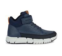 Geox Jóvenes J Flexyper Boy Zapatillas, azul marino, 31 EU