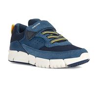 Geox Jóvenes J Flexyper Boy Zapatillas, Dk Avio Navy, 34 EU