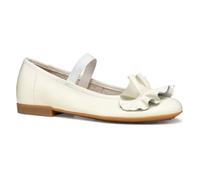 Geox - JR Plie' A, Bailarinas Planas Niñas, White,