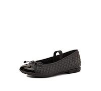 Geox Jr Plie' B, Bailarinas para Niña, Negro (Black), 38 EU