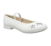 Geox JR PLIE', Bailarinas para Niñas, Blanco (White), 39 EU