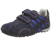 Geox - Jr Snake B, Zapatillas Niños, Azul (Navy/Royal), 28 EU