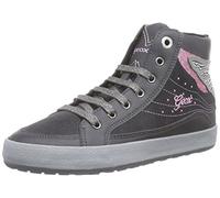 Geox JR Witty A, Zapatillas Altas niña, Gris-Grau (C9002DK Grey), 31